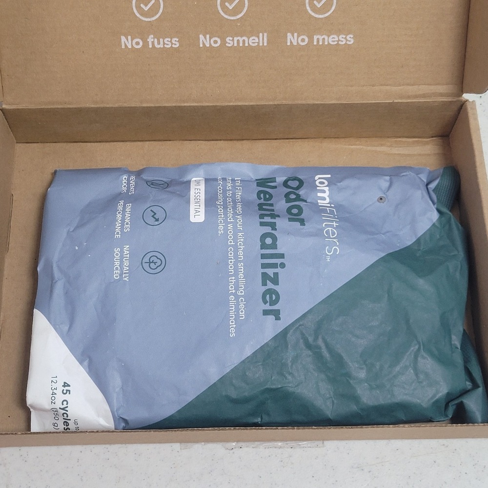 Lomi Essentials Odor Neutralizer Filters Activated Carbon Refill 45 Cycles - Picture 2 of 4
